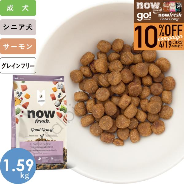 ナウフレッシュ グッドグレービー オールブリード サーモンレシピ 1.59kg ドッグフード