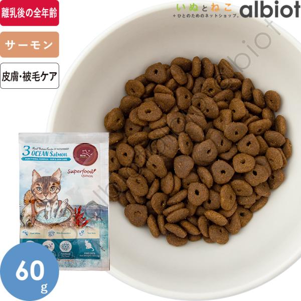 リアルネイチャーレシピ No.3 オーシャンサーモン キャットフード 60g