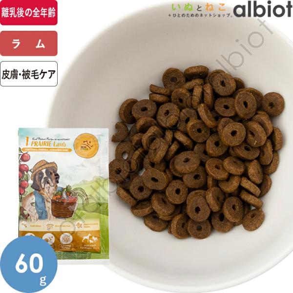 リアルネイチャーレシピ No.1 プレイリーラム ドッグフード 60g