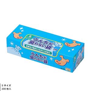 BOS うんちが臭わない袋 Sサイズ 200枚入り （ペット用） : ドッグ