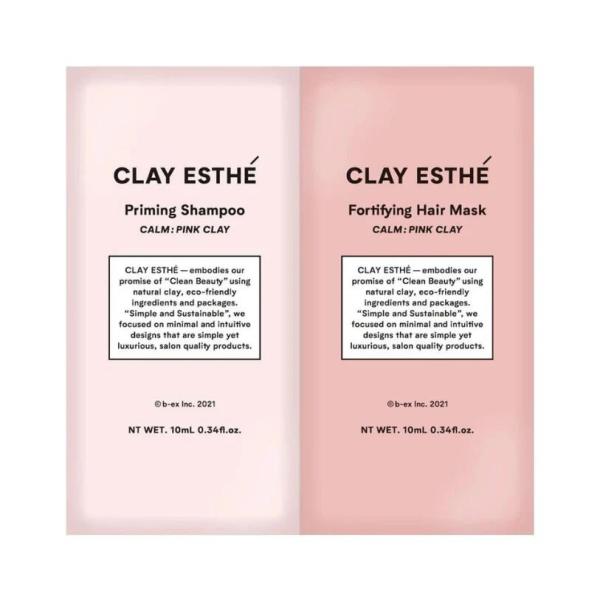 CLAY ESTHE クレイエステ ピンククレイ　ラミネート  10ml+10ml(24個入り)