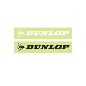 DUNLOP ダンロップ　ステッカー ダンロップ  Sサイズ　抜き文字タイプ　ホワイト　ブラック