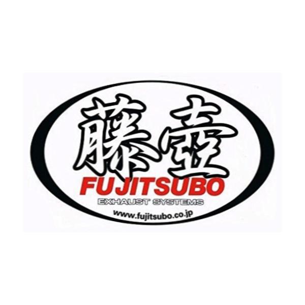 フジツボ　ステッカー U-70 藤壺　楕円　BK/RE　155mm×92mm