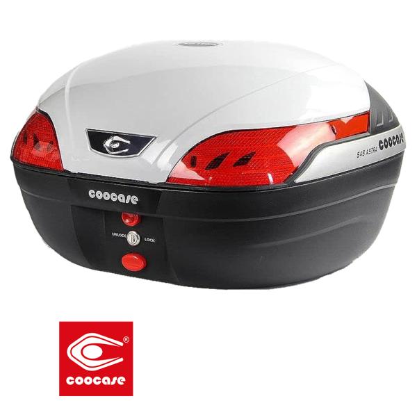 COOCASE クーケース バイク用トップケース  S48 アストラ ベーシック パールホワイト C...