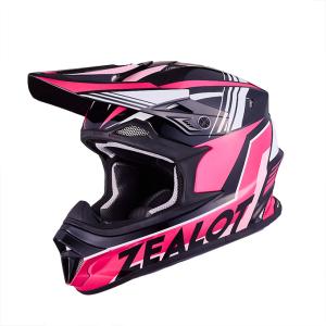 ZEALOT ジーロット godblinc ゴッドブリンク オフロードヘルメット MadJumper2 マッドジャンパー2  GRAPHIC PINK/BLACK MJ0020｜あるふぁここ プラザ店