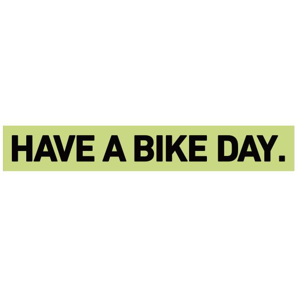HAVE A BIKE DAY.ステッカー HABD STRAIGHT LOGO 抜き文字タイプ ブ...