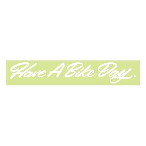 HAVE A BIKE DAY.ステッカー HABD STRAIGHT BLUSH LOGO Mサイズ 抜き