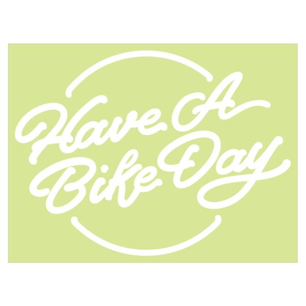 HAVE A BIKE DAY.ステッカー HABD NEON LOGO Sサイズ 抜き文字タイプ ...