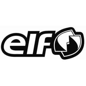 東洋マーク ELF エルフ ステッカー モノトーン Sサイズ 40mmｘ100mm R-1015