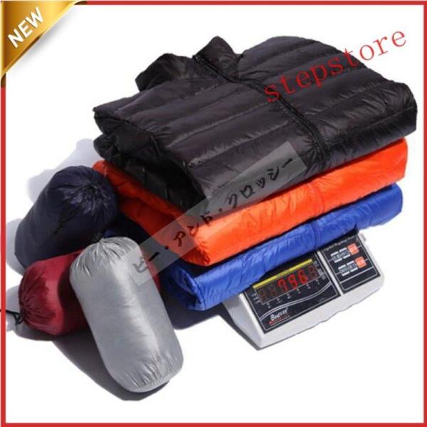 ダウンジャケット メンズ レディース ダウンコート 大きいサイズ カジュアル 軽量 防寒 ライトダウ...