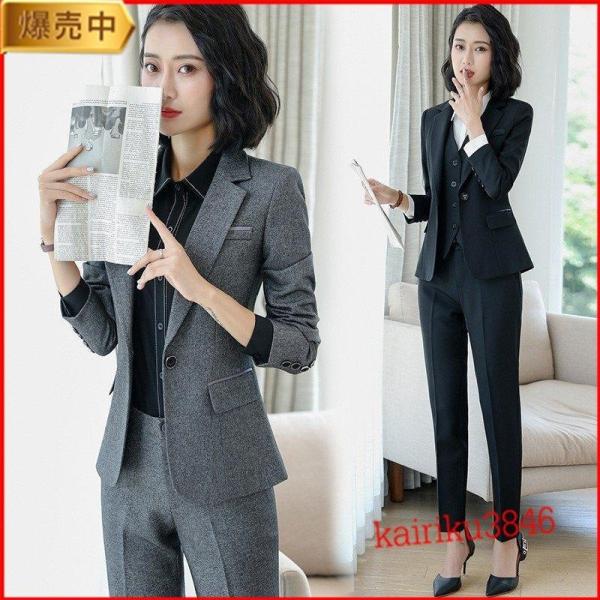 フォーマルスーツ レディース ビジネスOL 通勤 入学式 入園式 卒業式 卒園式 冠婚葬祭 七五三 ...