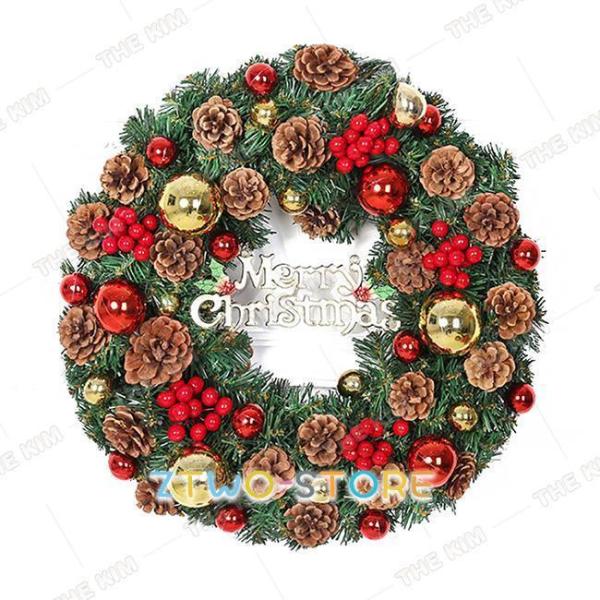 クリスマス リース 40cm 60cm 80cm 飾り ドライフラワー インテリア 壁掛け 雑貨 玄...