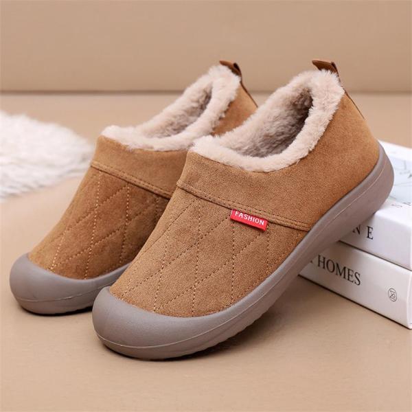 レディース パンプス スリッポン ローファー コンフォートシューズ フラットヒール スノーシュー 暖...