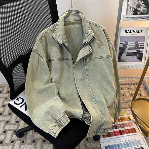 メンズ ジージャン デニム ジャケット ペアルック コート Gジャン ワーク 普段着 カジュアル ラ...