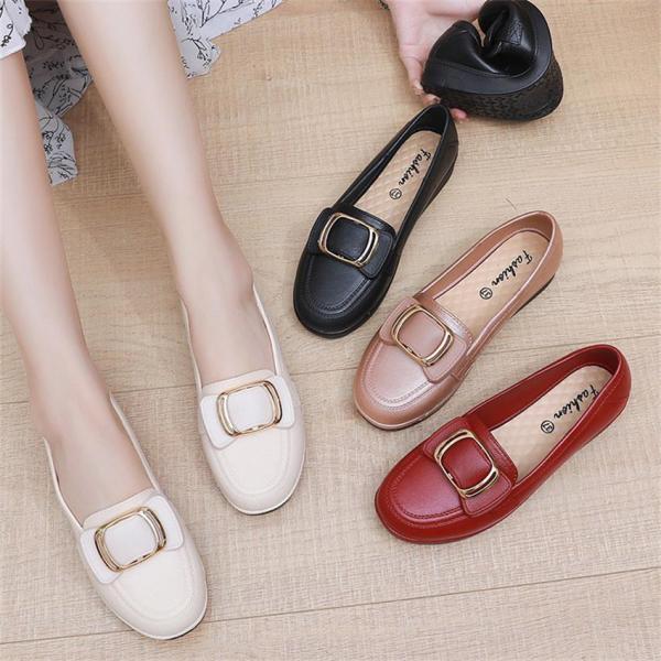 パンプス レディース レインシューズ ローファー ウォーキング フラットヒール 防水 ワーク 仕事 ...