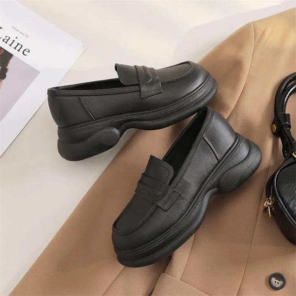 パンプス レディース レインシューズ ローファー ウォーキング 厚底 白黒 防水 ワーク 仕事 ゴム...