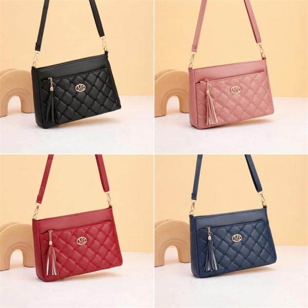 レディースかばん ショルダーバッグ ポシェット 小型 携帯バッグ タッセル カジュアル革鞄 菱形 通...