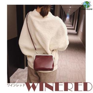がま口 ショルダー バッグ ポーチ お財布 ポ...の詳細画像2