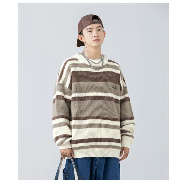 ス ニット セーター メンズ 長袖 大きいサイズ ニット 秋冬 M L XL 2XL 3XL 4XL...