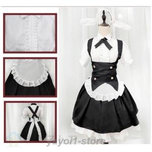 白と黒のメイド服 喫茶店 制服がかわいいうさぎ...の詳細画像2
