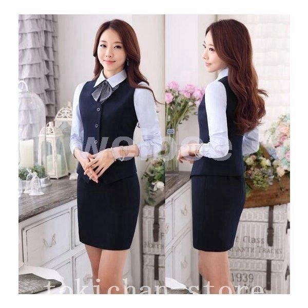 レディースビジネスオフィス通勤OLミニスカートフォーマル+スカートパンツ2点上下セット仕事サラリーマ...