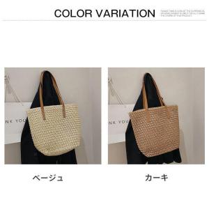 かごバッグ レディース トートバッグ 肩掛け ...の詳細画像3