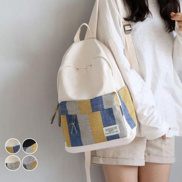 リュックサック レディース A4対応 リュック バッグ 通学 キャンパスリュック おしゃれ 大容量 ...