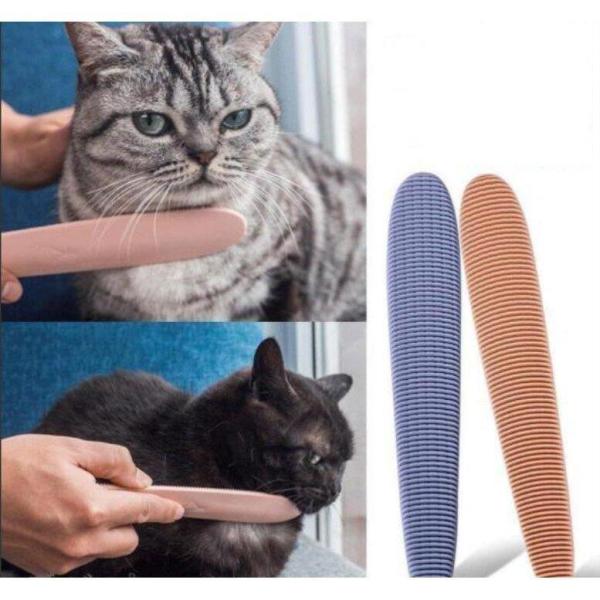 【値下げ】ワタオカねこじゃすりブラシ猫用毛づくろいコームコミュニケーションブラシ猫ブラシブラシおもち...