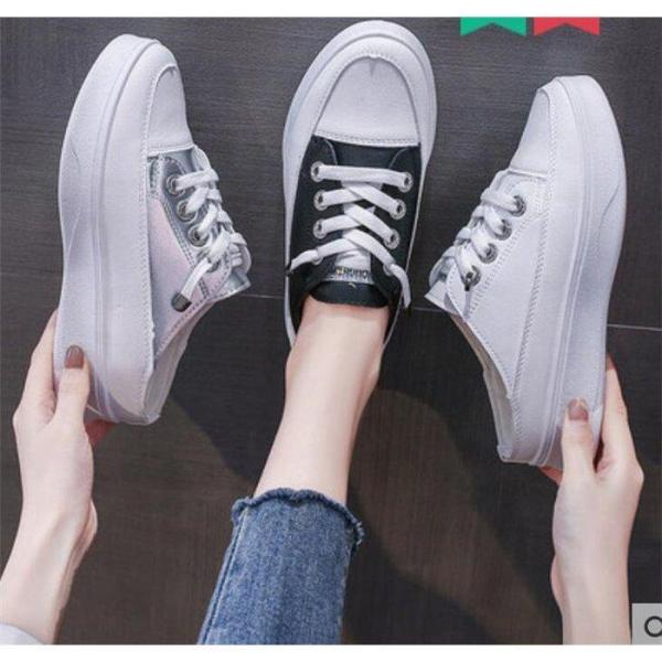 スニーカー レディース ウェッジソール かかとなし 厚底 カジュアルシューズ 靴 シューズ サンダル...