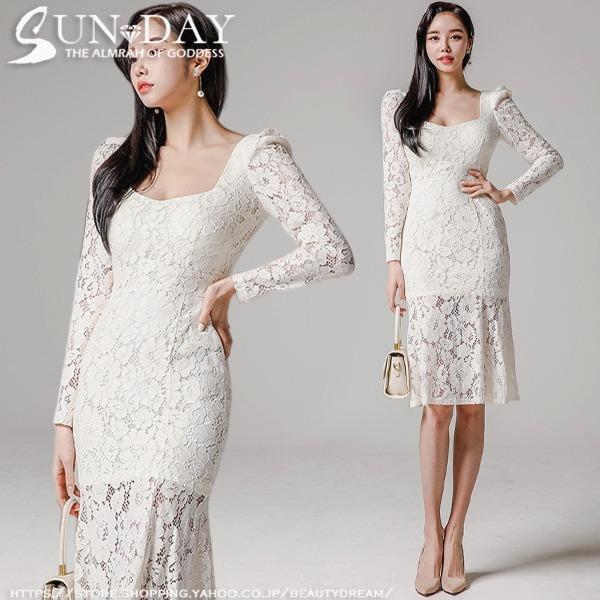 ワンピースレディース キャバドレス ワンピース長袖 ワンピース通勤 きれいめ お呼ばれ 20代30代...