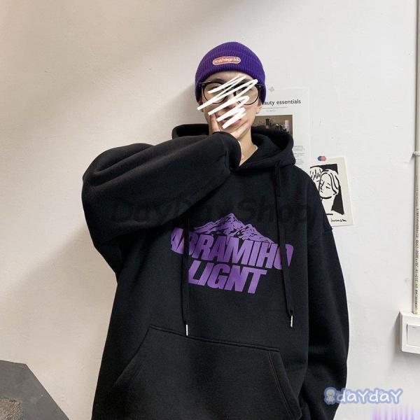 パーカー ス レディース 原宿風 プルオーバー フード ゆったり 韓国ファッション パーカ スウェッ...