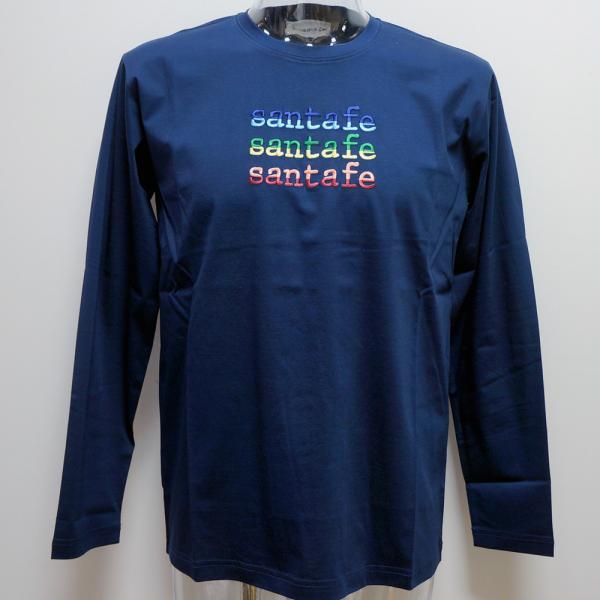 サンタフェ・24 春夏 SS 新作・コットンスムース 長袖Tシャツ(M)(L)(LL)(3L)24-...