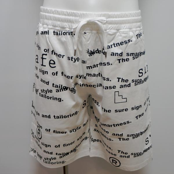 サンタフェ・25 春夏 SS 新作・コットンスムース 総柄プリント 短パン(L)(3L)(4L)25...