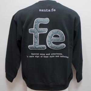 サンタフェ・25 AW 秋冬・限定モデル 復刻刺繍 オーバーサイズ 丸首 トレーナー(L)(XL)25-84483-019