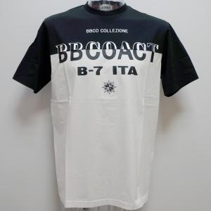 BBCO ビビコ 24 春夏 SS 新作・上下切り替え 半袖Tシャツ(52)(3L)41-2503-01-05-52｜aldo-youhin