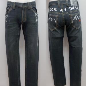 CASTELBAJAC（カステルバジャック） モノグラム ストレートパンツ 48 L