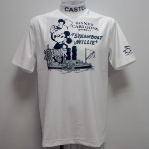 カステルバジャック スポーツ・23 春夏 SS 新作・ミッキー モックネック 半袖Tシャツ(M)(L)(LL)7233172101-01｜aldo洋品店