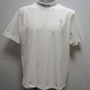 カステルバジャック スポーツ・24 春夏 SS 新作・衿ロゴ モックネック 半袖Tシャツ(L)(LL)7234272108-01｜aldo-youhin