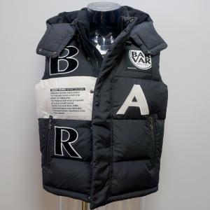 B.Varno ダウンベスト M バーニヴァーノ・24 秋冬 AW 新作(3L)ロゴ刺繍 ダウン ベスト(3L)BAW