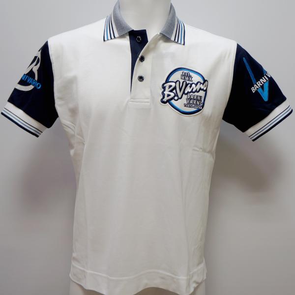 バーニヴァーノ・サインロゴ刺繍 半袖ポロシャツ(M)(L)25 春夏 SS 新作 BSS-OPL52...