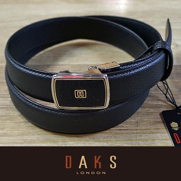 DAKS ダックス  ベルト バックル式 スライド式 牛革 DB20950-01 日本製(父の日 ギ...