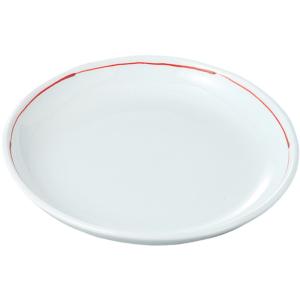 丸皿 赤ライン６０丸皿｜ale-y