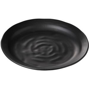 丸皿 黒マット６．０皿｜ale-y