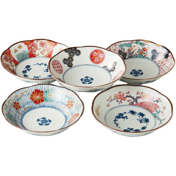 中鉢 ボウル 染錦古伊万里 中鉢揃 美濃焼 日本製 レンジ対応 食洗機対応箱入り おしゃれ かわいい