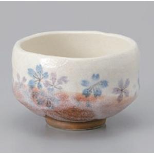 抹茶碗 平安桜 青ミニ抹茶 美濃焼