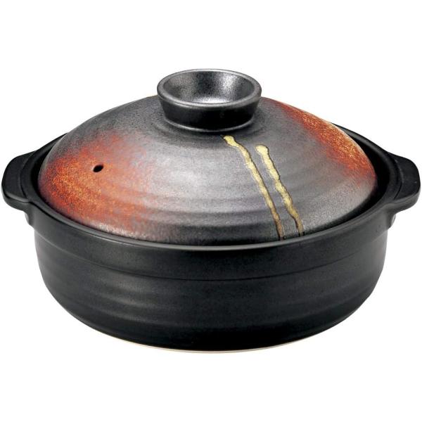 土鍋 光洋陶器 団らん 明志野 深鍋 直火・IH対応（陶製プレート使用）#サイズ:10号（4人〜）3...