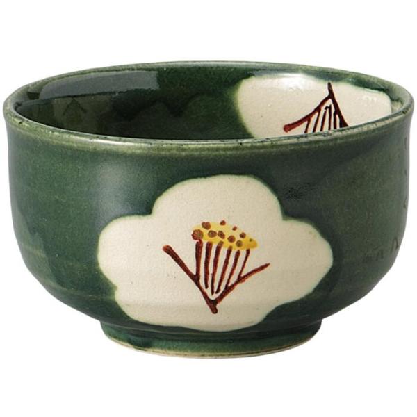 抹茶碗 抹茶茶碗 織部椿抹茶碗 陶器 美濃焼 日本製 食洗機対応 抹茶椀 抹茶 matcha 茶碗 ...