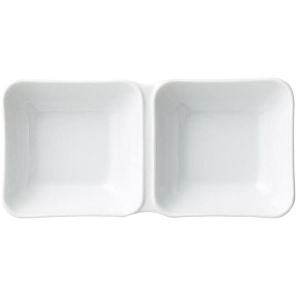 洋食器 プレート 皿 ＯＪＵ（白磁）２仕切皿Ｍ 磁器 陶磁器 美濃焼 日本製 食器 白 ホワイト シ...