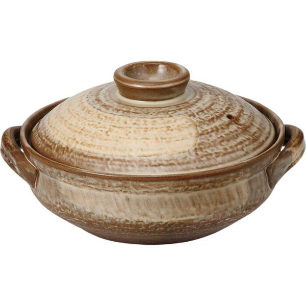 土鍋 硬筆刷毛 ９号鍋 直火可 電子レンジ可 萬古焼 日本製 陶器 耐熱 おしゃれ※IH対応ではあり...