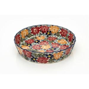 ポーリッシュポタリー 中鉢/ボウル20cm 電子レンジ/オーブン/食洗器